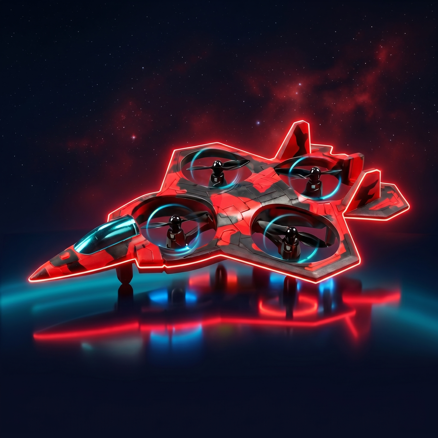 GlowJet™ - Zdalnie Sterowany Dron Myśliwski
