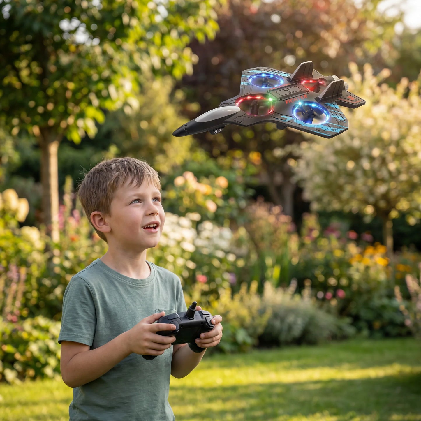 GlowJet™ - Zdalnie Sterowany Dron Myśliwski