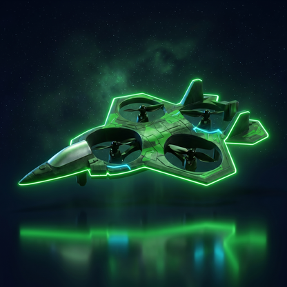 GlowJet™ - Zdalnie Sterowany Dron Myśliwski