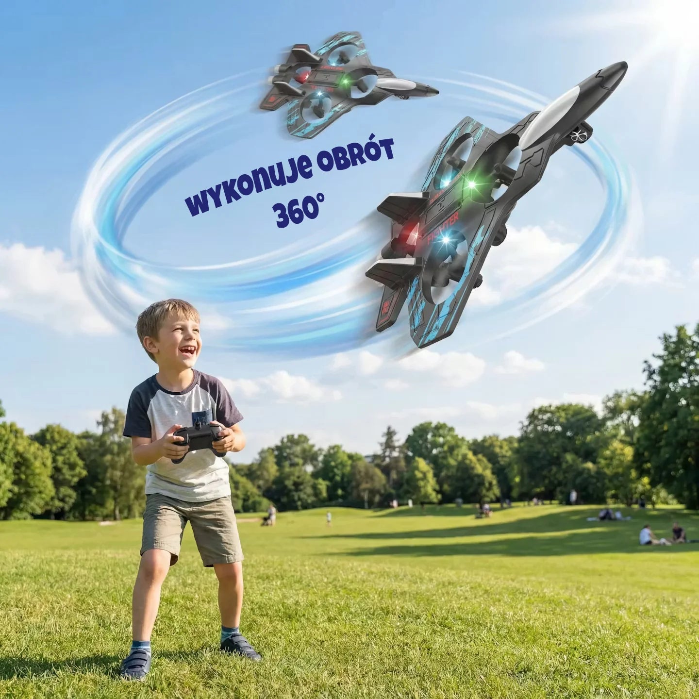 GlowJet™ - Zdalnie Sterowany Dron Myśliwski